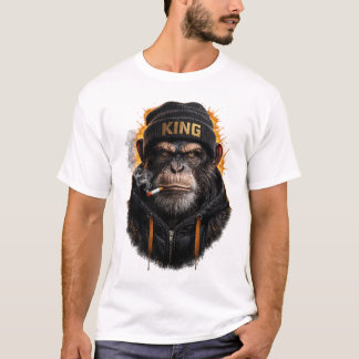 T-shirt Roi Singe Fumant – Roi de la Rue Urbaine