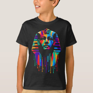 T-shirt Roi Tut. Tutankhamun minimaliste style dynamique C