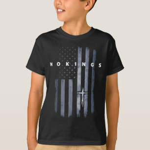 T-shirt Rois en Amérique Drapeau Vintage Américain Hommes
