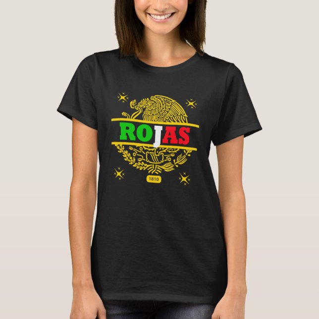 T-SHIRT ROJAS MEXICO GOLD (Devant)