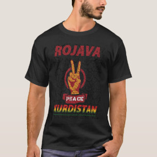 T-shirt Rojava Paix Kurdistan Liberté pour le peuple du Ku