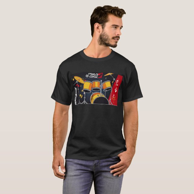 T-shirt RokcloneDesigns 2024 Art Intelligence Jazz Series (Devant entier)