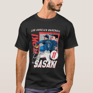 T-shirt Roki Sasaki Los Angeles D Joueurs de baseball MLB