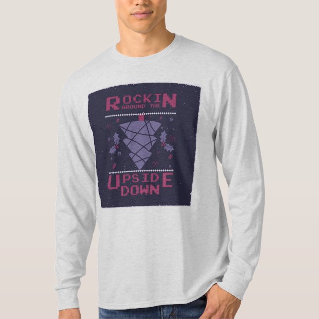 T-shirt Rokin autour de l'envers vers le bas Long Sleeve h (Devant)