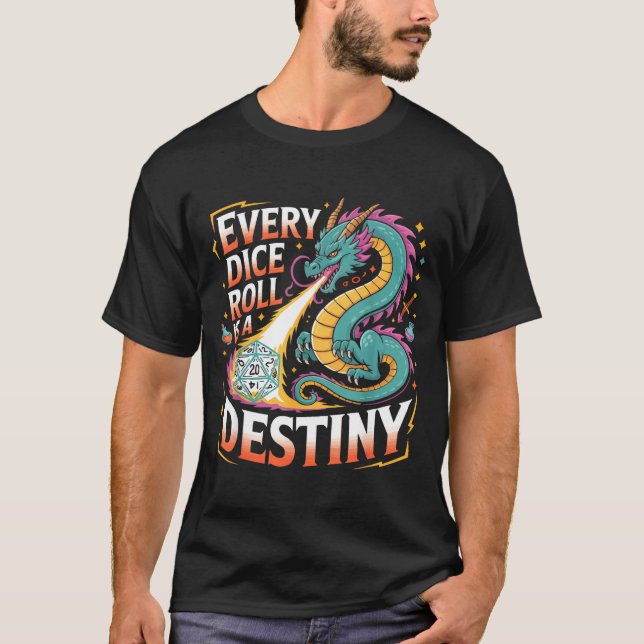 T-shirt Role Playing Gamer Rpg Master D20 Tabletop Funny R (Devant)