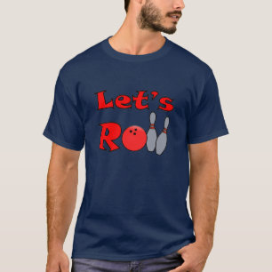 T-shirt Roll - Bowling T Shirt pour les hommes