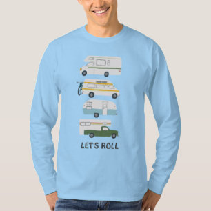 T-shirt ROLL ! Remorque RV Cute Campervan