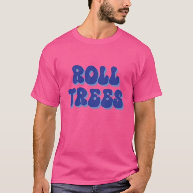 T-shirt roll trees Oversized (Devant)