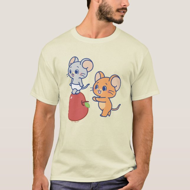 T-shirt Rollage Anime Tuffy et Jerry Apple (Devant)