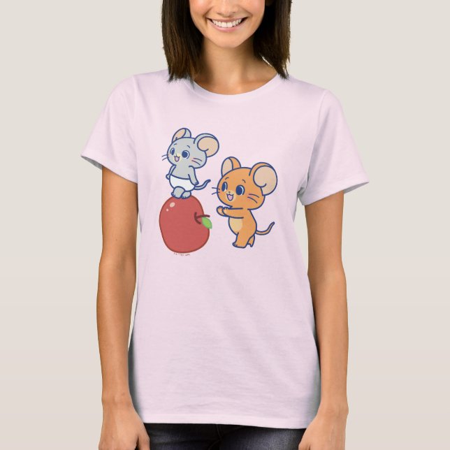 T-shirt Rollage Anime Tuffy et Jerry Apple (Devant)