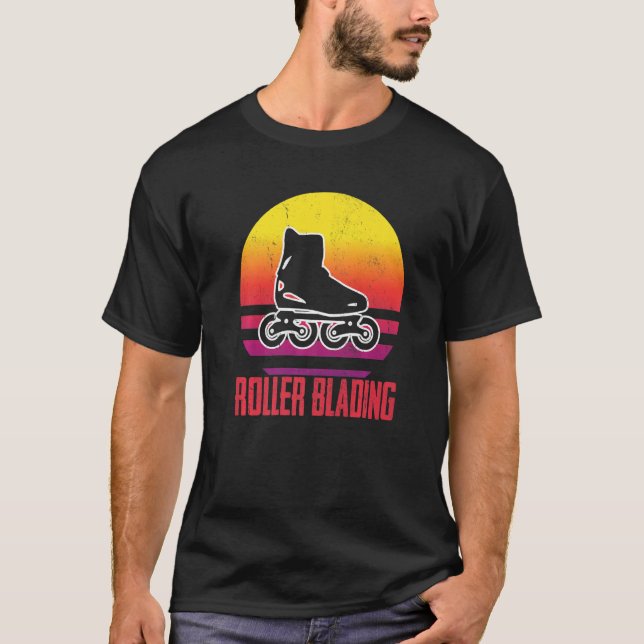 T-shirt Roller Blading Skates Roller Skating inline skatin (Devant)