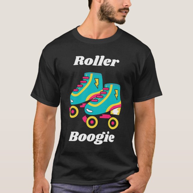 T-shirt Roller Boogie Retro (Devant)