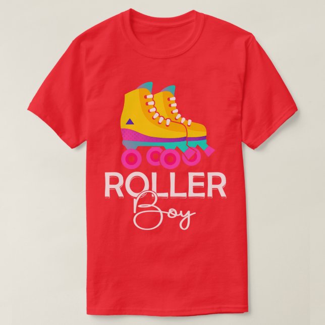 T-shirt Roller Boys Roller Skates Drôle cadeau (Design devant)