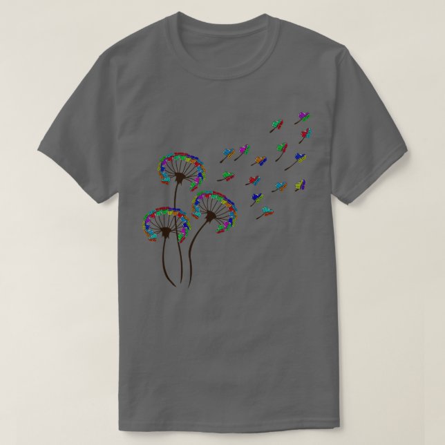 T-shirt Roller Derby Chemise Dandelion Roller Derby Lover (Design devant)