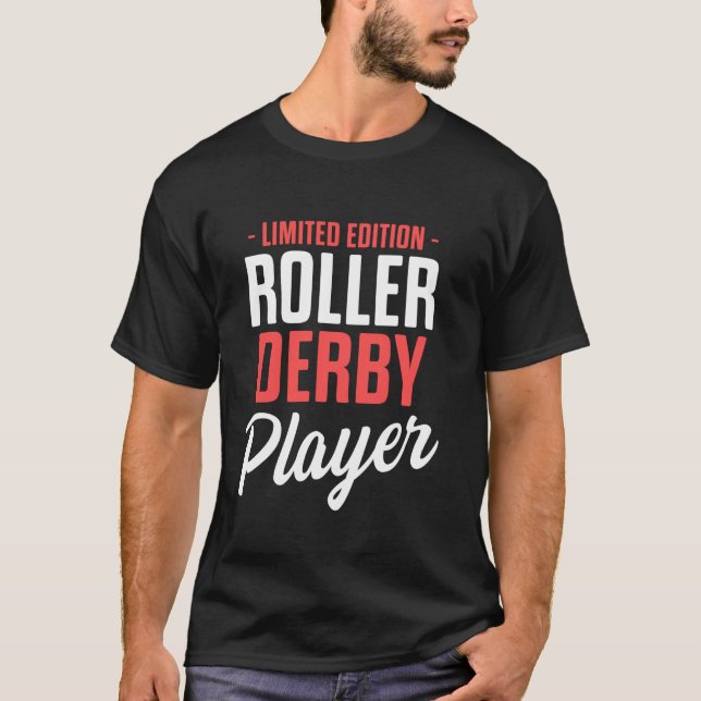 T-shirt Roller Derby Édition Joueur Équipe de patinage (Devant)
