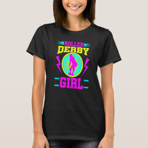 T-shirt Roller Derby Girl Roller Patinage Jammer Patinage