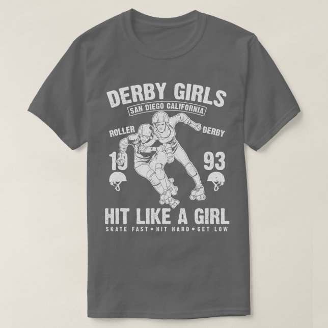 T-shirt Roller Derby Girls (Design devant)