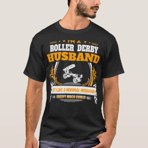 T-shirt Roller Derby Mari cadeau de Noël ou cadeau d'anniv