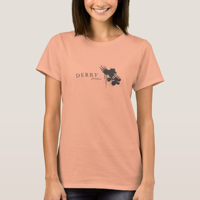 T-shirt Roller Derby pour toujours brûler Tee (Devant)