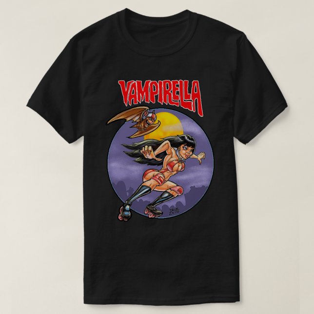 T-shirt Roller Derby Vampirella (Design devant)