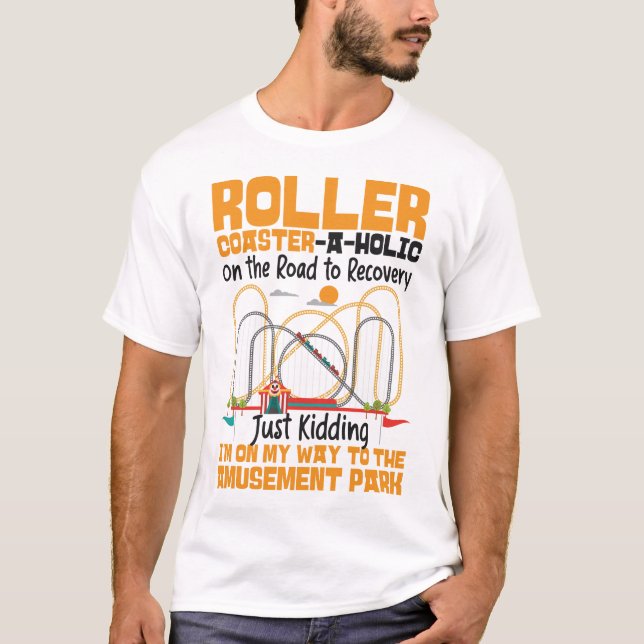 T-shirt Roller Dessous de verre Amusement Park Roller (Devant)