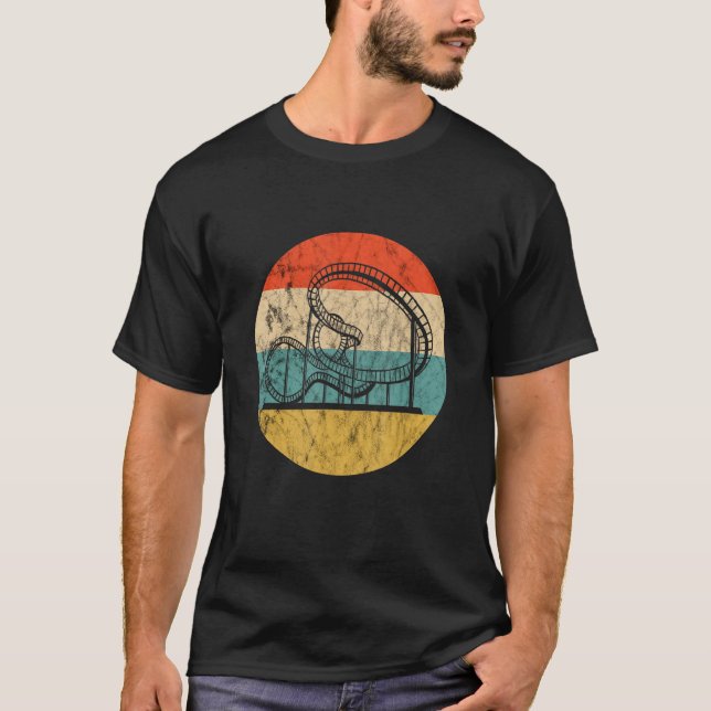 T-shirt Roller Dessous de verre boucle Extreme Ride Thrill (Devant)