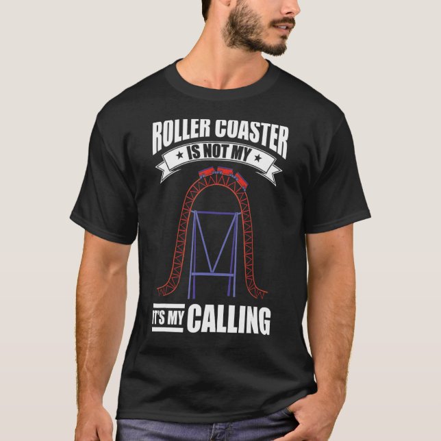 T-shirt Roller Dessous de verre Hobby Parc d'attractions R (Devant)
