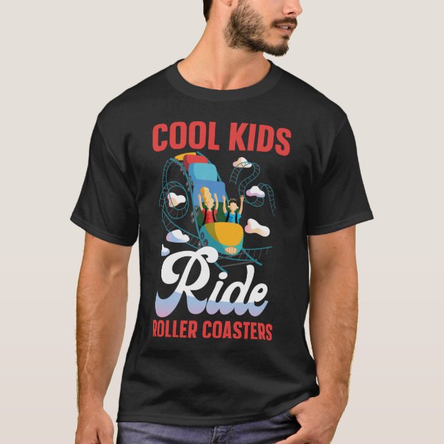 T-shirt Roller Dessous de verre Parc d'attractions Cool Ki (Devant)