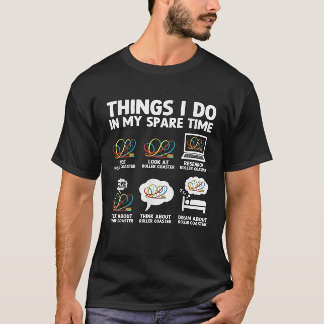 T-shirt Roller Dessous de verre Que Je Fais Dans Mon Rolle (Devant)
