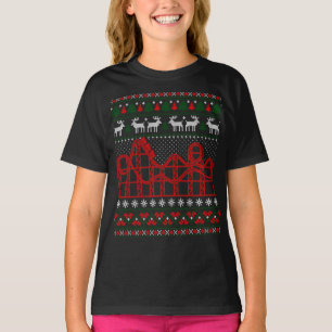 T-shirt Roller Dessous de verre Scène laide Sweater de Noë