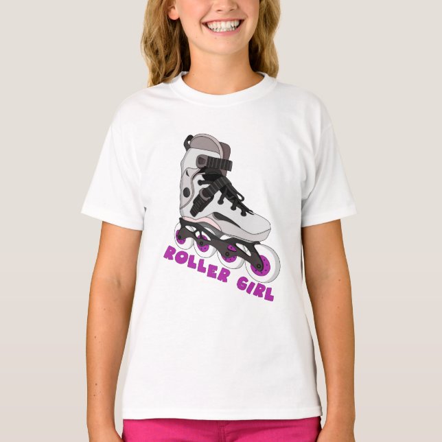 T-shirt Roller Girl (Devant)