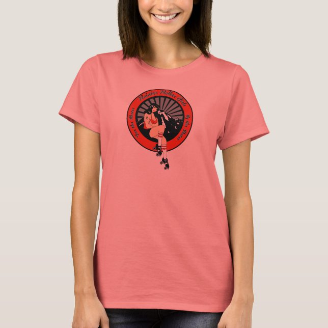 T-shirt Roller Girl Awesominess (Devant)