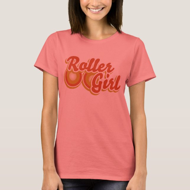 T-shirt Roller Girl dans le Derby (Devant)