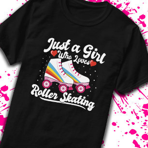 T-shirt Roller Girl - Girl Who Love Roller Skating