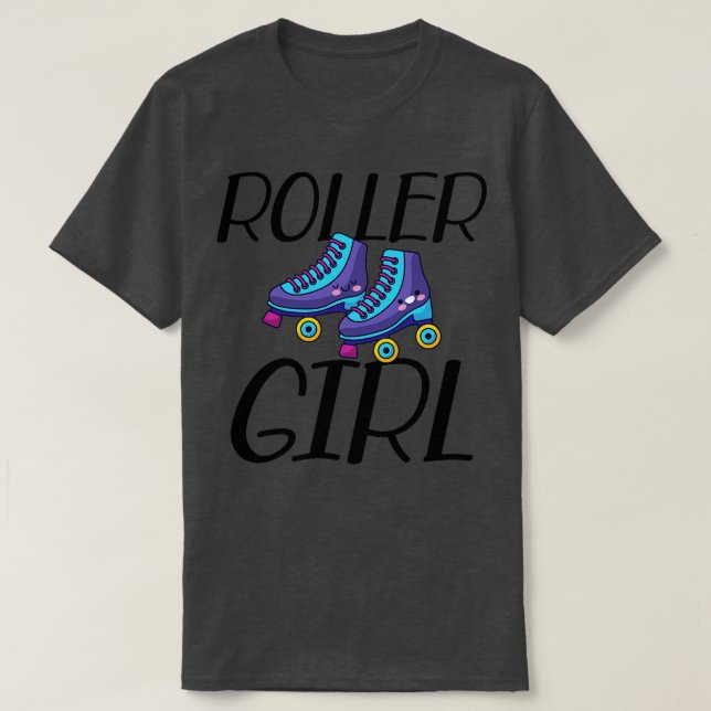 T-shirt Roller Girl Roller patinage (Design devant)