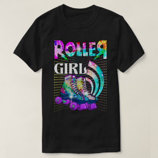 T-shirt Roller Girl Skater Retro les années 70 80s Disco