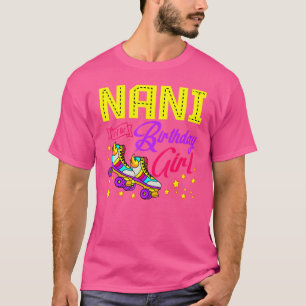 T-shirt Roller Skates Patinage Nani De L'Anniversaire Fill