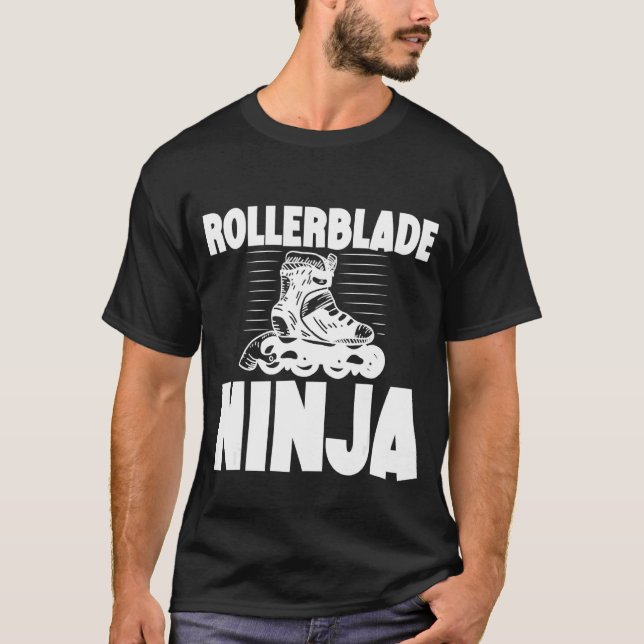 T-shirt Rollerblade Ninja (Devant)