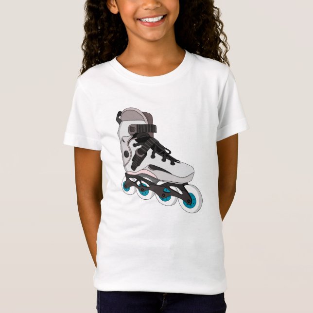 T-Shirt Rollerblades Rollerskates Inline Patins Art (Devant)