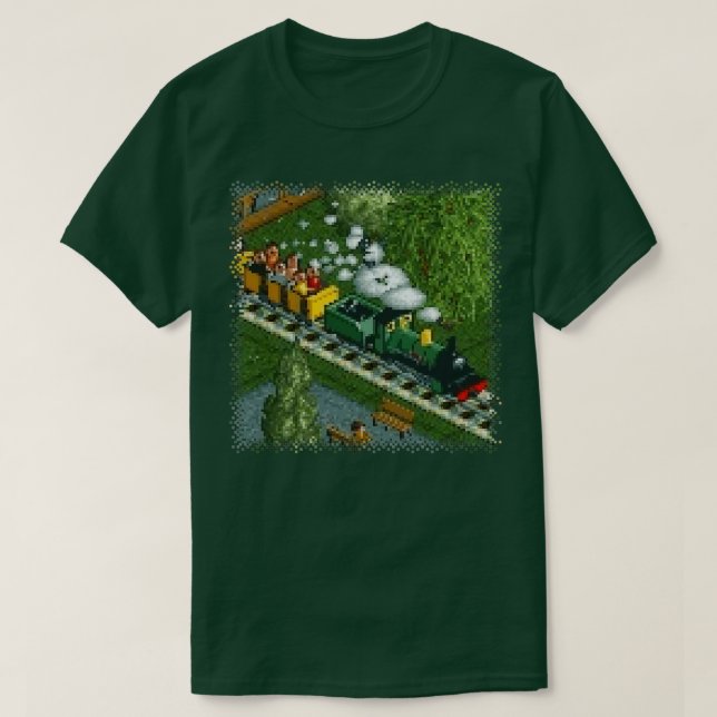 T-shirt RollerCoaster Tycoon RC Miniature (Design devant)