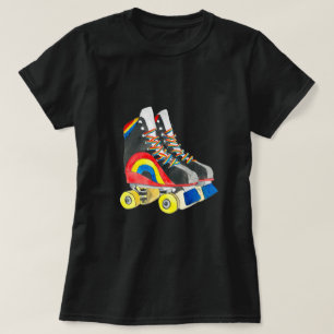 T-shirt Rollerskates art des années quatre-vingts