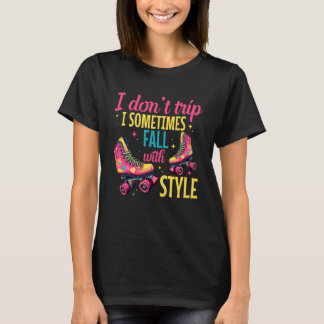 T-shirt Rollerskating Derby Patinage en ligne Rollerblades