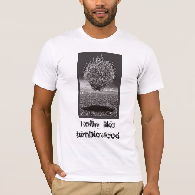 T-shirt Rollin aiment l'amarante (Devant)