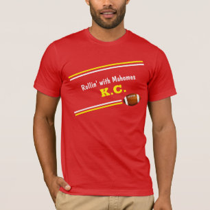 T-shirt Rollin avec Mahomes Kansas City Skyline