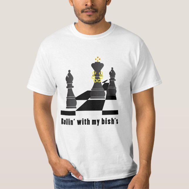 T-shirt Rollin avec mon Bish (Devant)
