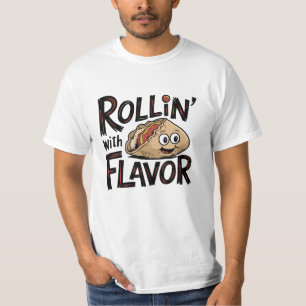 T-shirt Rollin" avec saveur