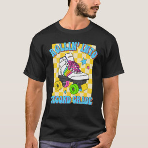 T-shirt Rollin' En Patinage De 2E Année Retour À Sch