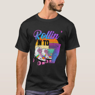 T-shirt Rollin' Into 7 Roller Skot Rink 7E Anniversaire Pa