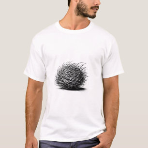 T-shirt Rollin Tumbleweed Plante illustration Art original