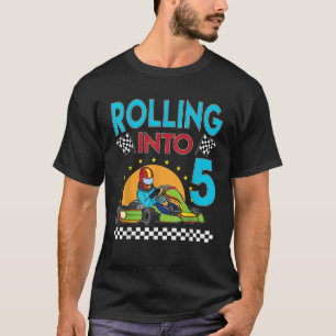T-shirt Rolling in 5 Go Kart Racing Go Kart 5e anniversair